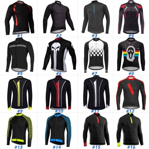 Long Sleeve Cycling Jacket Bicycle Jersey MTB Bike Clothing Sports Shirt Team Pro Motocross Mountain Off Road Tight Top Cycle MX