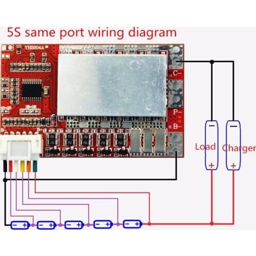 3S 4S 5S 50A BMS Board/ 55A 3.7V Lithium battery protection board/3.2V iron phosphate/LiFePO4 battery BMS board with Balance