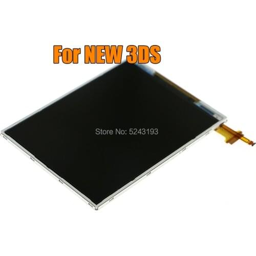 10pcs Original New Top Bottom Upper Lower Replacement For New 3DS LCD Screen Display For Nintendo NEW 3DS Upper LCD Screen