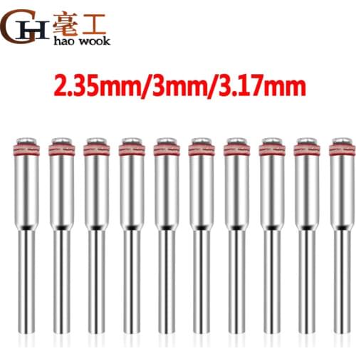 10Pcs Dremel Accessories 3mm Miniature Clamping Connecting Lever Polishing Wheel Mandrel Cutting Wheel Holder for Rotary