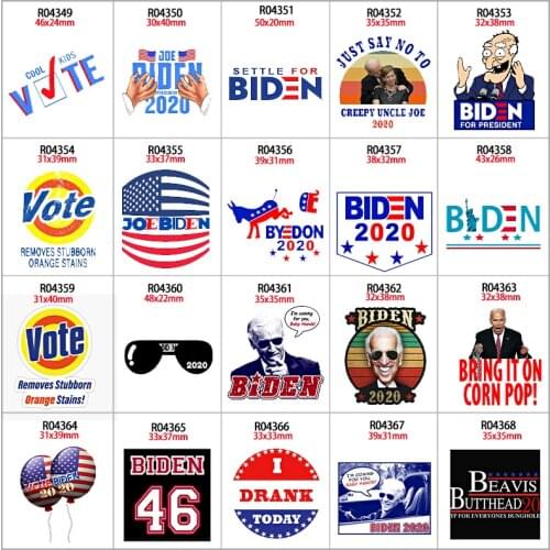 30pcs/lot Trump 2020 Printed Planar Resins President USA American Election for DIY Hair Bow Decorations R04349 R0435 R0436