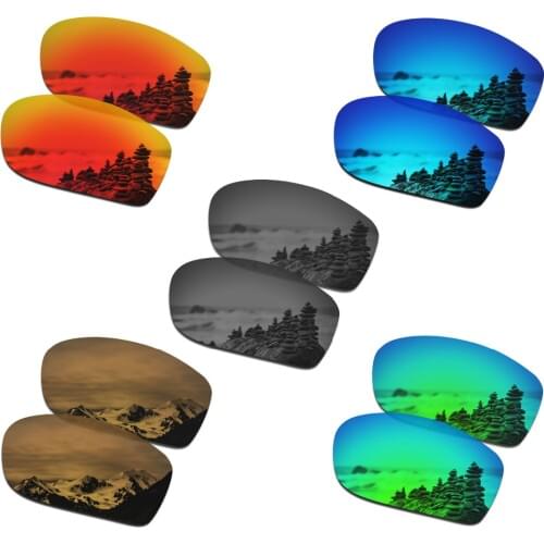 SmartVLT 5 Pairs Polarized Sunglasses Replacement Lenses for Oakley Valve New 2014 - 5 Colors