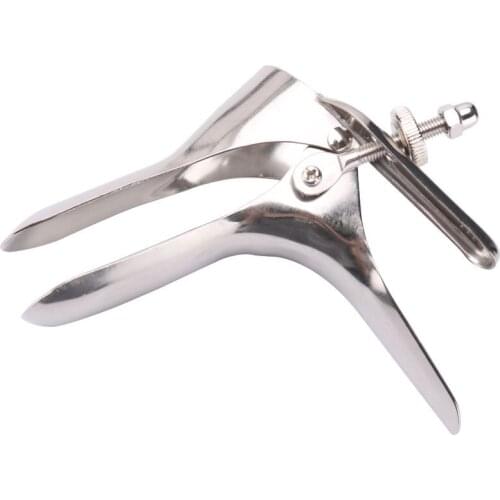 Stainless Steel Vaginal Anus Peep Enema Device Smooth Female Masturbation Vagina Anal Dilator Butt Plug Medical Accessories