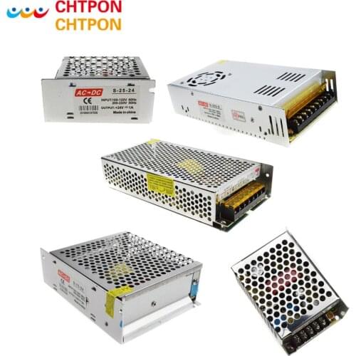 Power Supply DC 12V 1A 2A 3A 5A 10A 12A 15A 20A 30A 40A Lighting Transformer For LED Strip Light Switching Power Adapter Driver