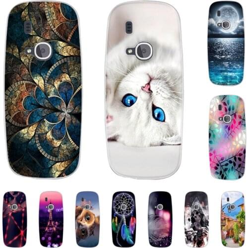 Case for Nokia 3310 2017 Case Cover Soft TPU Silicon Cat Pattern Phone Cover for Nokia 3310 2017 Cover Capas Fundas Coque