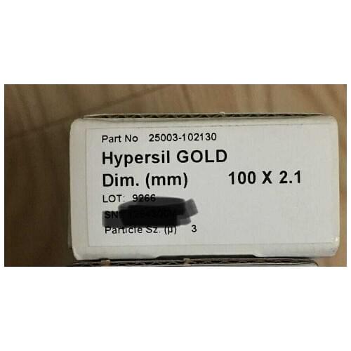 For Hypersil Gold C18 Column 100x2.1mm, 3um 25003-102130
