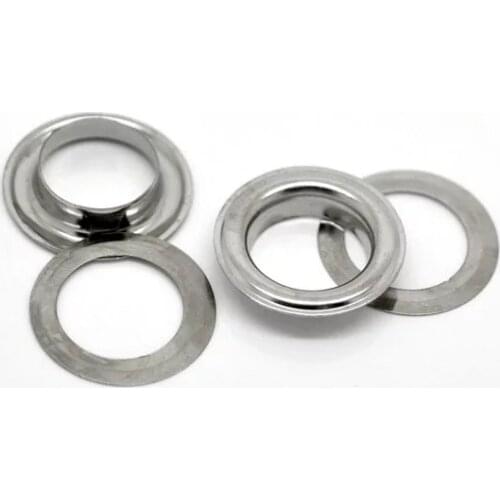 Large Gun Metal Black Curtain Rod Drapery Supply 1 9/16" Decor Grommet/Rings Pack with Washer Eyelet