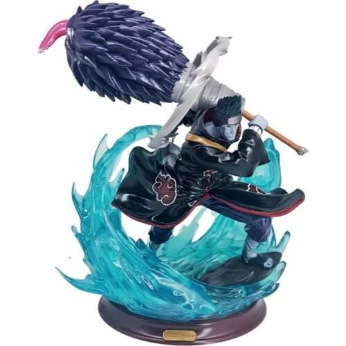 NARUTOS Shippuden Anime Model Samehada Hoshigaki Kisame Battle Form GK Action Figure 33cm PVC Statue Collectible Toy