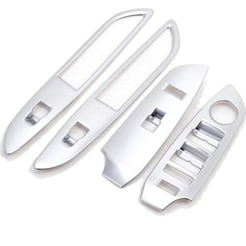 Chrome Interior Door Cover Armrest Trim 4Pcs for Chevrolet TRAX 2013 - 2016