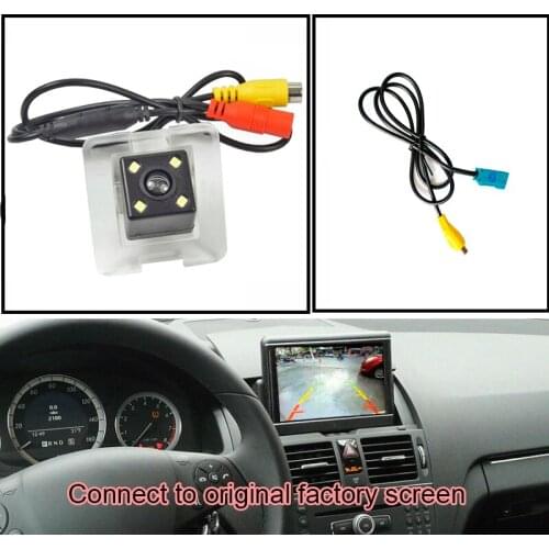 Car Rear View Reverse Backup Camera for Mercedes Benz MB GLK X204 GLK200 GLK220 GLK250 GLK320 GLK350 Original Screen