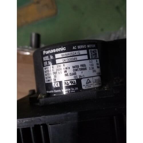 MHMA052A1G SERVO MOTOR , used in good condition . 80% appearance new , good working , free shipping