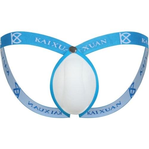 Sexy Push Up Crotchless Underwear Mens Thong Swimwear Tanga String Briefs Penis Pad Swimming Trunks Bathing Suit Man Gay Shorts