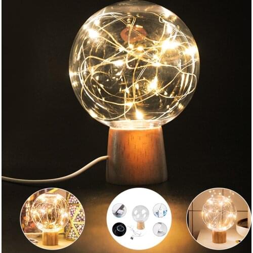 Starry Sky Ball Table Lamp Birthday Gift LED Star Light USB Plug-in Atmosphere Night Light Decoration For Bedroom