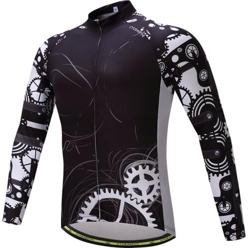 Autumn Cycling Jersey Long Sleeve Bicycle Cycling Clothing MTB Wear Shirt Sport Maillot Ropa De Ciclismo Tops