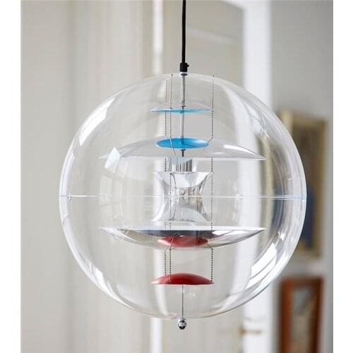 VP Globe Suspended lights Nordic designer pendant lamp acrylic light for Hotel Villa Decor Restaurant kitchen pendant lighting