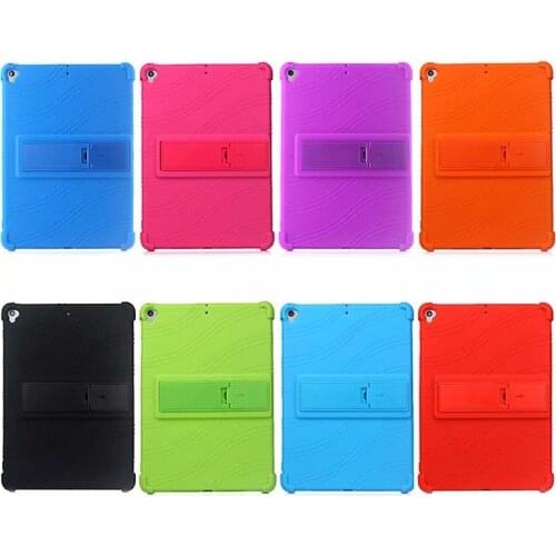 Shockproof Silicon Case for iPad 10.2 2019 7th Gen Soft Case Kids Stand Back Cover for iPad pro 10.5 Air 3 2019 A1701 A1709 Case