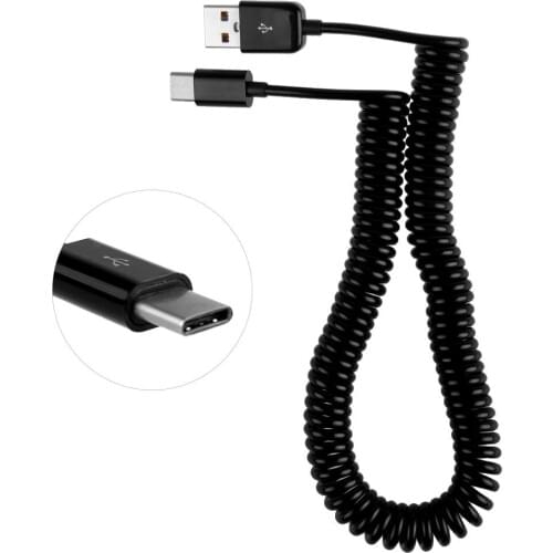 Stretch USB-C 3.1 Type C Male to Standard USB 2.0 A Male Data Cable for Nokia N1 Tablet & Mobile Phone 60cm 250cm
