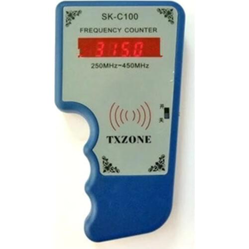 SK-C100A Handheld Wireless Infrared Remote Control Frequency Measurement Meter Tester Electric Lock Entrance Guard Auto Door