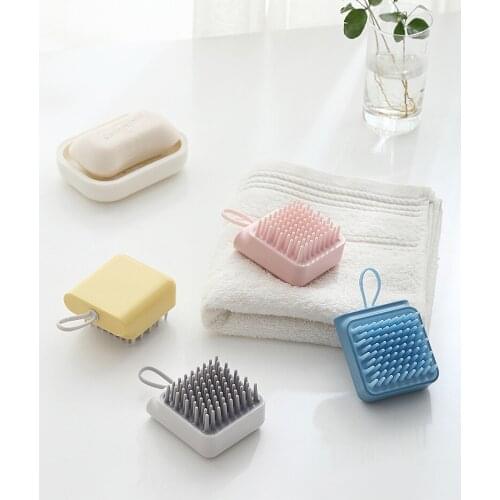 Handheld Scalp Shampoo Massage Brush Shower Hair Comb Mini Head Meridian Massage Comb