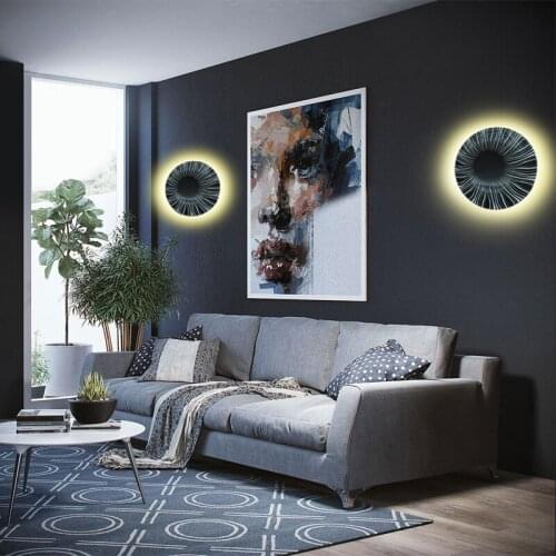 Nordic LED Ceramic Living Room Bedroom Wall Lamp Balcony Study Room Lighting Hotel Restaurant Art Deco Lamp