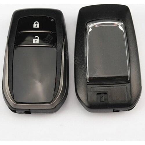 DAKATU 2 Buttons Smart Remote Key Shell Case Fob For Toyota RAV4 Car Key Case Uncut Blade