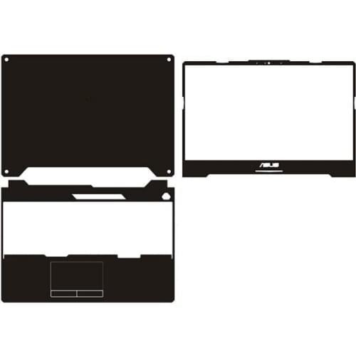 Carbon fiber Vinyl Laptop Sticker Skin Decals Cover Protector for ASUS TUF FA506 15.6"