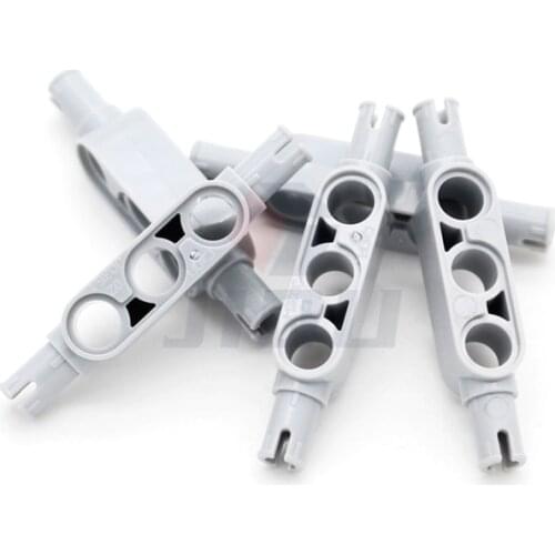 High-Tech Part 1x3 Thick Liftarm with 2 Pins with Friction Ridges Lengthwise Brick 32523 87082 Bulk Accessory MOC Building Block