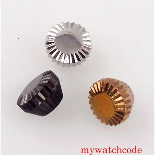 Wristwatch Replacement Repair Watch Case Crown For ETA 6497 6498 Hand Winding Case PVD Bronze Coated