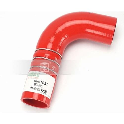 For Excavator Parts Sumitomo SH350A5 Intercooler Air Intake Pipe Intercooler Rubber Inlet and Outlet Hose KSH1031