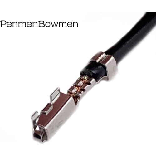 1.5MM Way Crimp Pin Terminal G22 Auto Delphi Connectors Pins Replacement Of Connector Splice Terminal 12048074 With 20AWG Cable