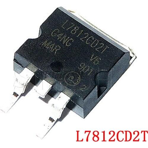 10pcs/lot L7812CD2T TO-263 L7812 7812 TO263 L7812C2T 12V SMD three-terminal regulator new original