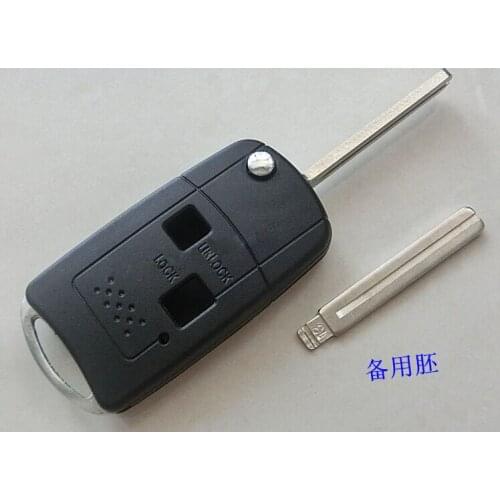 2 Buttons Modified Flip Remote Key Shell Case For Lexus ES Fob Key Cover 2PCS/lot