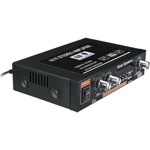 G30 Audio Amplifier Digital Home Power Bluetooth Hifi Stereo Subwoofer Music Player with Remote Control EU Plug