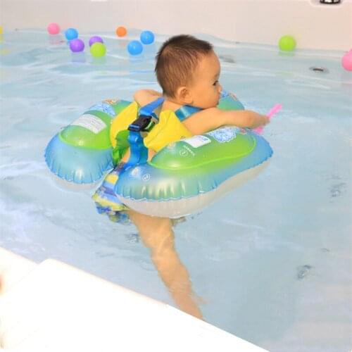 Baby Swimmer Floating Children Lying Swimming Ring Waist Floating Ring Buoy Pool Toy Swimming Trainer