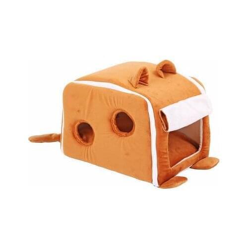 Pet nest cute vertical ear pet nest cat house cat bed supplies Deformable stack design