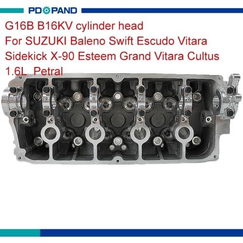 Motor G16B G16KV petral engine cylinder head for Suzuki Baleno Swift Escudo Vitara Sidekick X-90 Esteem Grand Vitara Cultus 1.6L