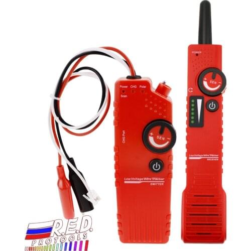 Cable Tracker Detector Tester for low Voltage with Polarity Test Function Wire Locator & Rechargeable Battery RJ11 Wire-220V