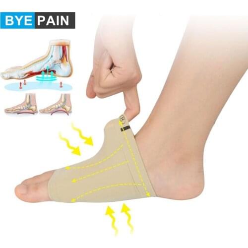 1Pair Compression Gel Arch Support Sleeve, Plantar Fasciitis Braces Sleeves for Foot Care, Heel Spurs, Feet Pain, Flat Arches
