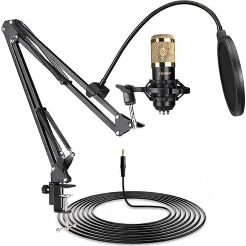 BM800 Condenser Microphone USB Host Recording Live Broadcast Equipment MK019F