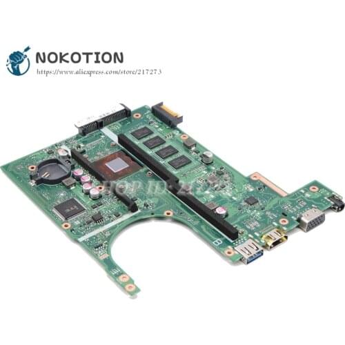 NOKOTION Laptop Motherboard For ASUS F200MA F200M X200MA MAIN BOARD 60NB04U0 with Processor onboard