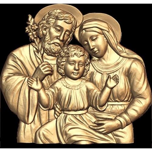 3d STL Model for CNC Router Printer Laser Engraving Artcam Aspire Cut3d Religion