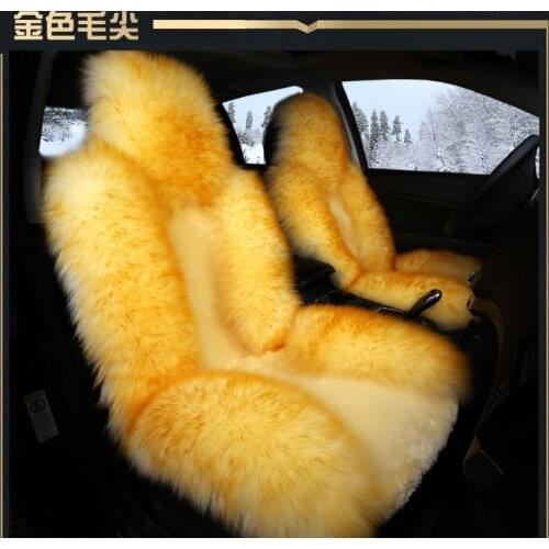TO YOUR TASTE auto accessories wool car seat cushion for Hyundai Matrix Veracruz Equus Genesis Rohens Veloster winter warming