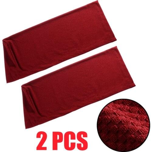 New 2pcs Soft Polyester Sofa Armchair Covers Replacement Anti Dust Oil Comfortable Home Armrest Sofa Chair Cover Protector