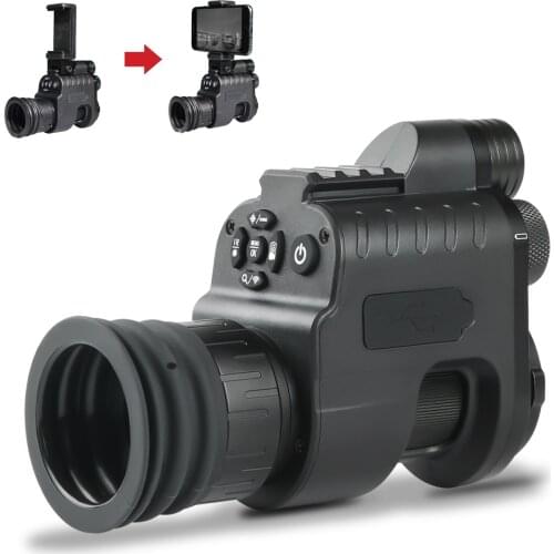 NV310 Digital infrared Night Vision Scope Add On Attach Scout Monocular Hunting Camera Red dot Sight IR for riflescope