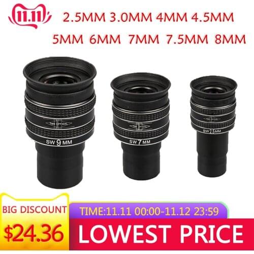 Professional TMB Planetary oculars 2.5 / 3.2 / 4 / 4.5 / 5 / 6 / 7 / 8 MM focal length planet Astronomical Telescope Eyepiece