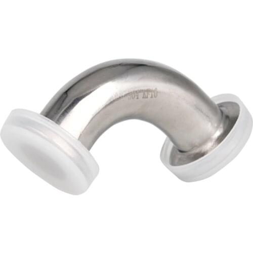 1-1/2" 1.5" OD 38mm Stainless Steel SS304 Sanitary 90 Degree Elbow Weld Ferrule OD 50.5mm fit 1.5" Tri Clamp