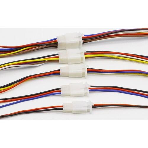 2.8 Automotive connector 2P 3P 4P 6P 9P female connector male and female terminal molded case