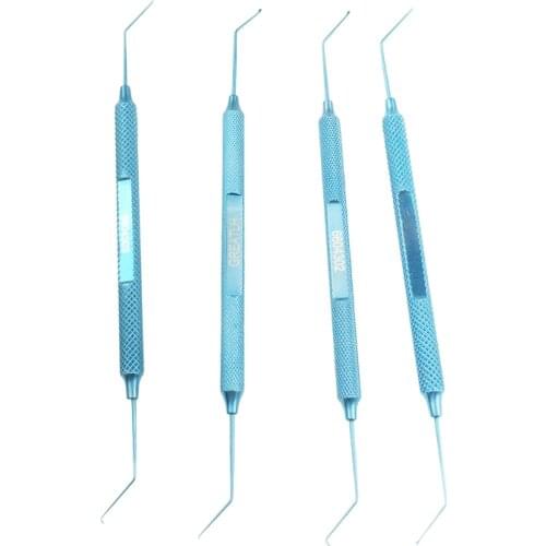 Ophthalmic double eyelid Phaco Chopper Spatula Ophthalmic forceps Manipulator sinskey Hook Titanium ophthalmic eye instrument