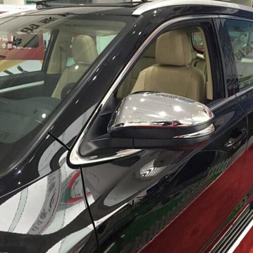 Car Chrome Rear View Rearview Side Glass Mirror Cover Trim Frame Side Mirror Caps for Toyota Corolla Cross SUV 2020 2021