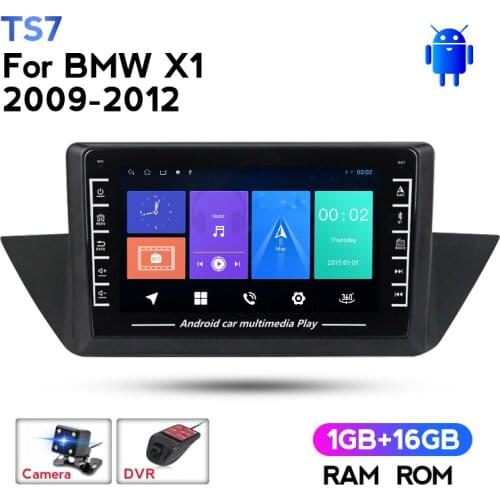 1280x720 IPS Android Car Radio Multimedia Video Player Navigation GPS No 2 Din DVD for BMW X1 E84 2009~2015 DVR Camera Wifi